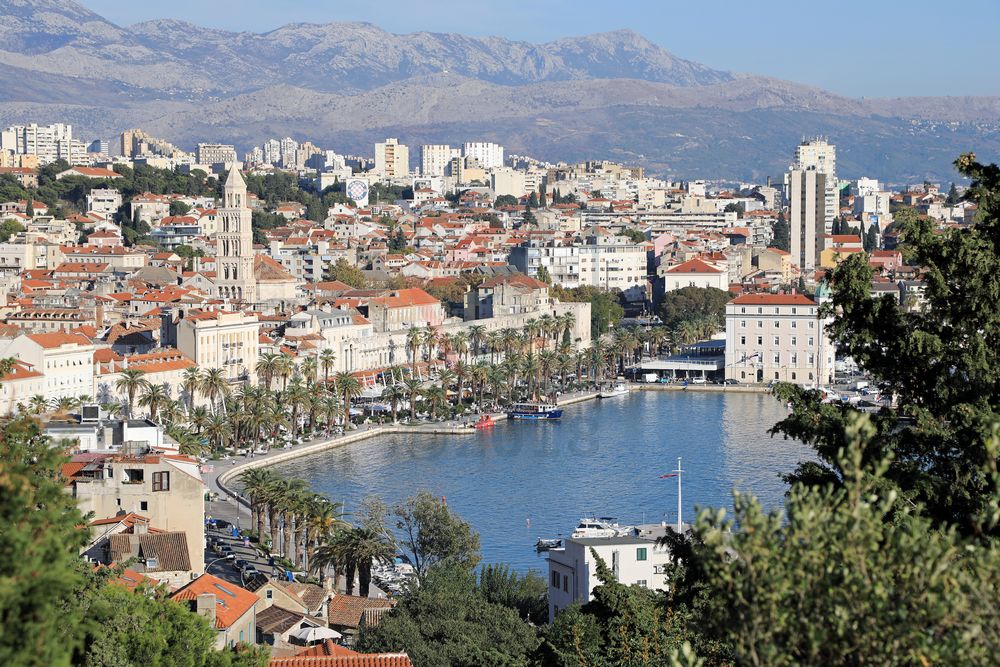 Die Aussicht vom Marjan über Split