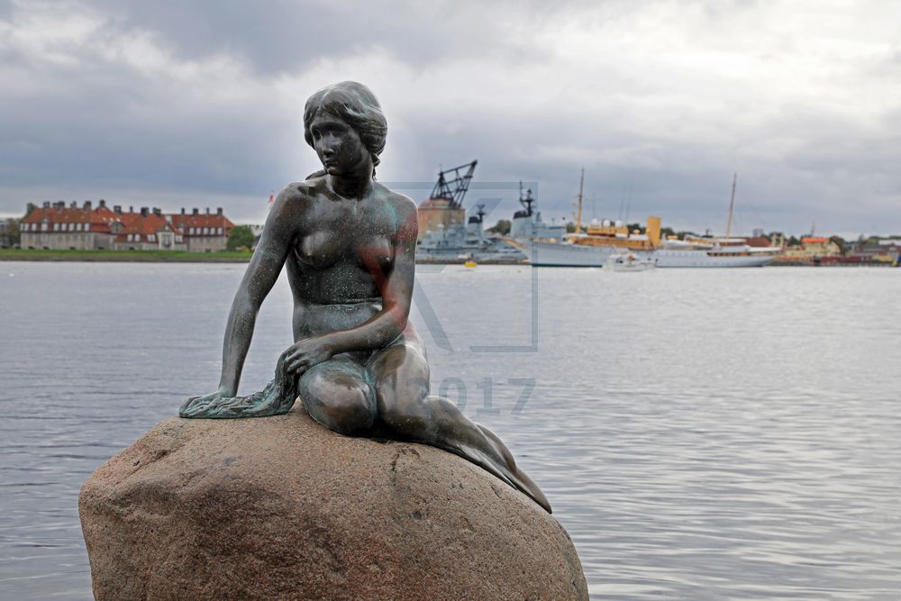Die kleine Meerjungfrau Wahrzeichen von Kopenhagen