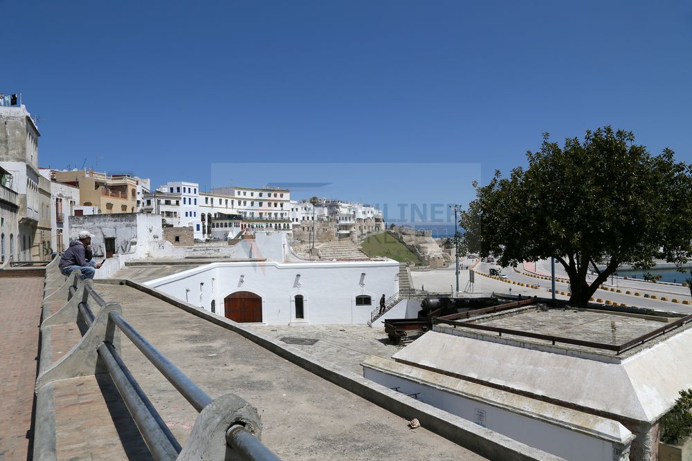 die Medina von Tanger an der Hafenseite die Medina von Tanger an der Hafenseite