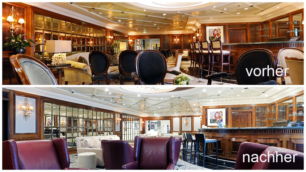 Discoveries Lounge wird zur Discoveries Bar Azamara Journey