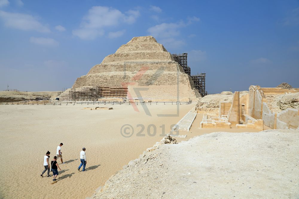 Djoser-Stufen-Pyramide, Sakkara, Ägypten