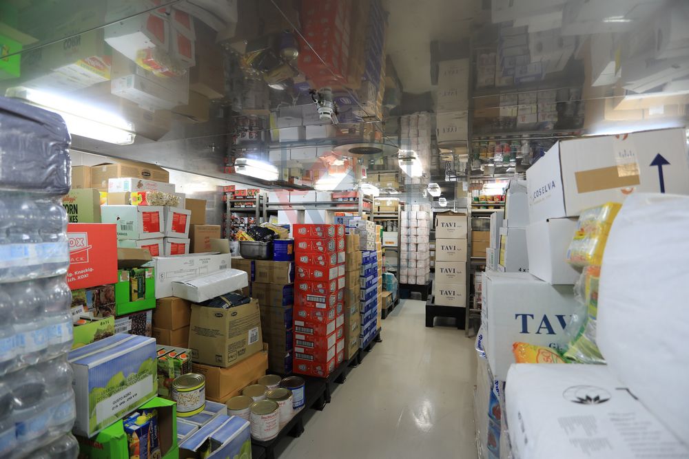 Einer der Provianträume MS Hamburg Einer der Provianträume MS Hamburg