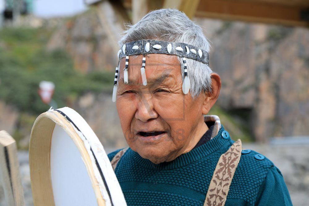 Einwohner in Sisimiut, Grönland Einwohner in Sisimiut, Grönland