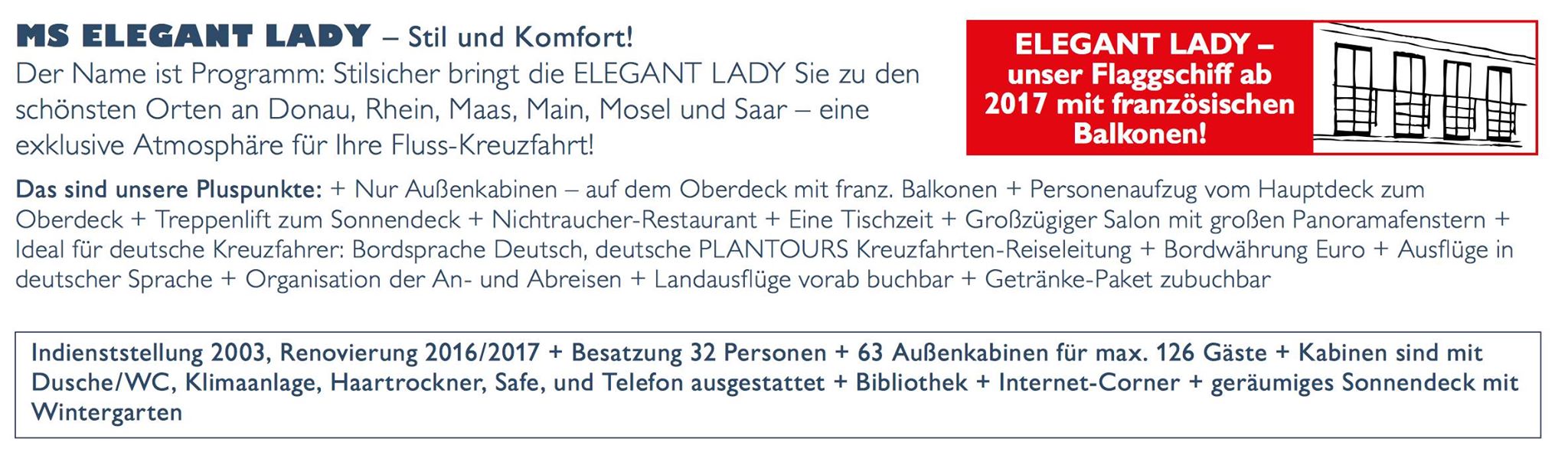 Elegant Lady Grafik französische Balkone