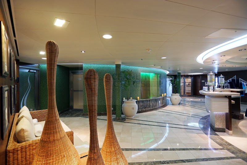 Empfangsbereich Canyon Ranch Spa Club MS Marina