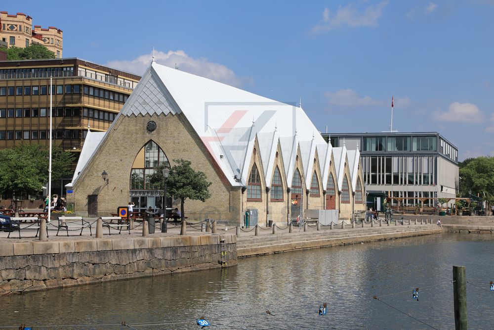Feskekoerka Hallenfischmarkt in Göteborg
