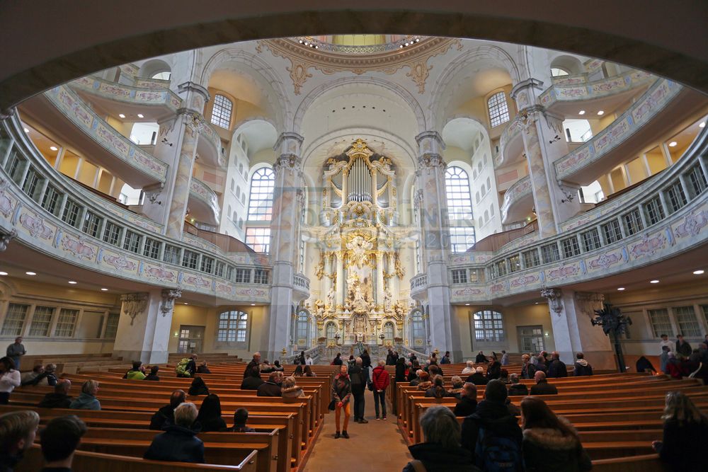 Frauenkirche Dresden Innenansicht Frauenkirche Dresden Innenansicht