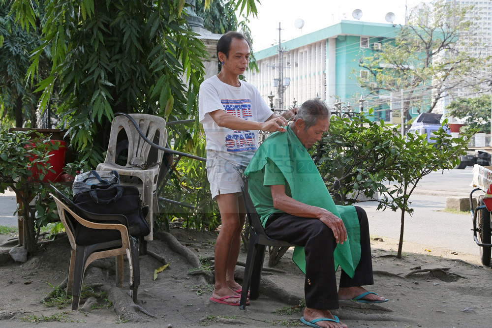 Frisör in Manila 14.02.2016