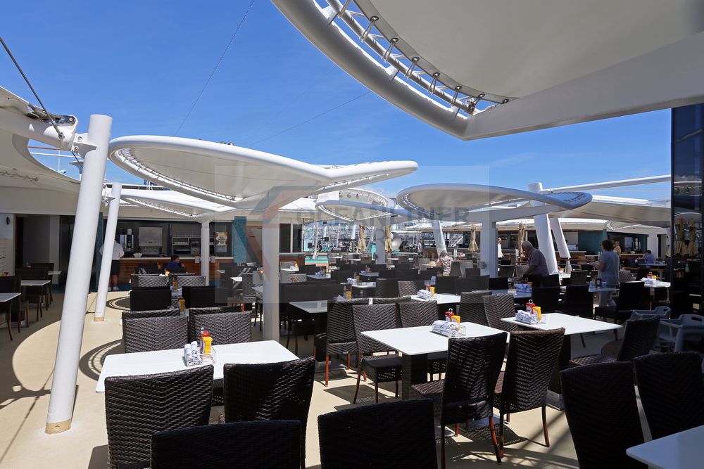 Garden Café outdoor area Norwegian Epic
