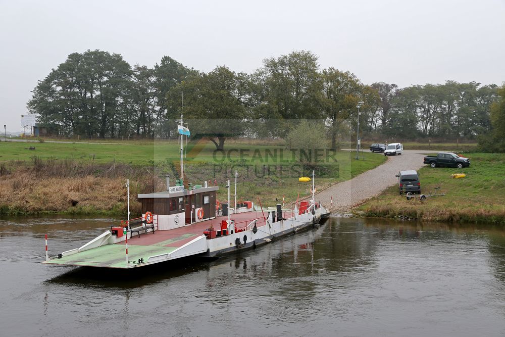 Gierseilfähre in Belgern an der Elbe