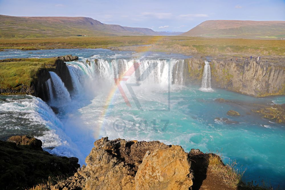 Godafoss Wasserfall auf Island Ostseite