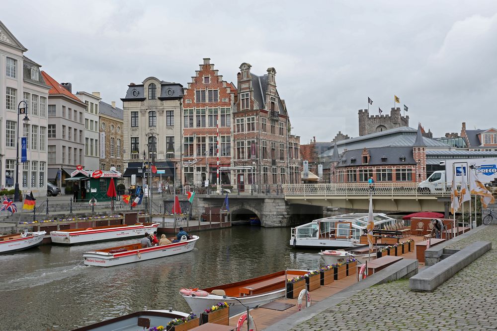 Graslei und Korenlei in Gent
