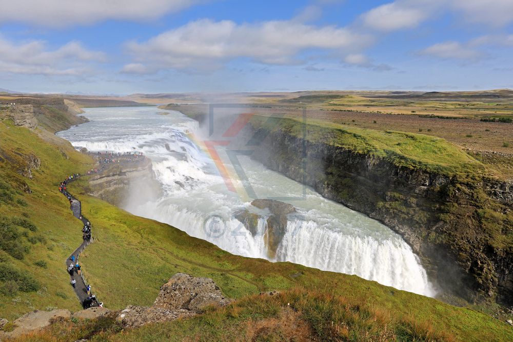 Gullfoss Wasserfall auf Island