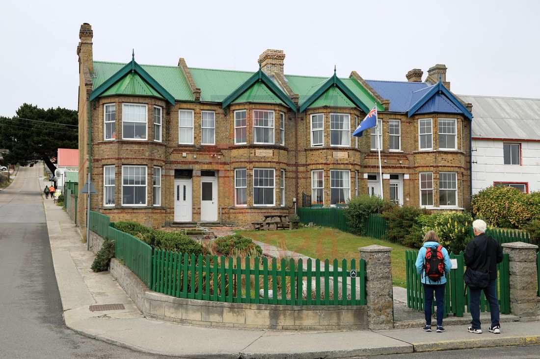 Häuser in Port Stanley, Falkland Inseln