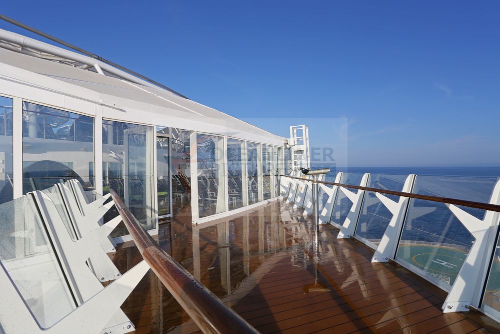 Harmony of the Seas Aussichtsplattform Brückennock Steuerbord