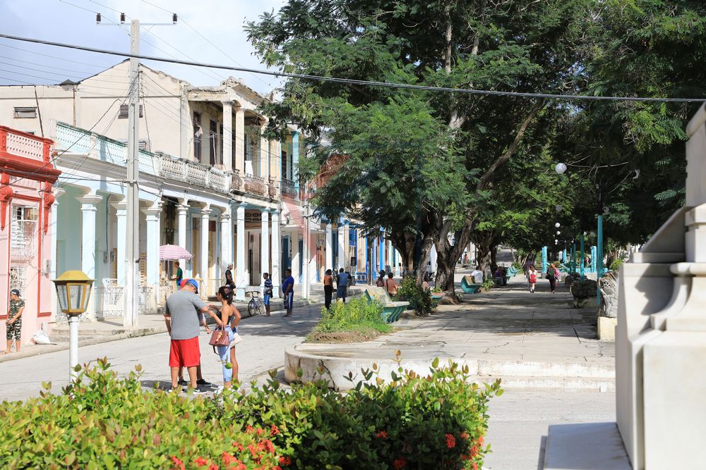 Hauptstrasse von Antilla, Kuba Hauptstrasse von Antilla, Kuba