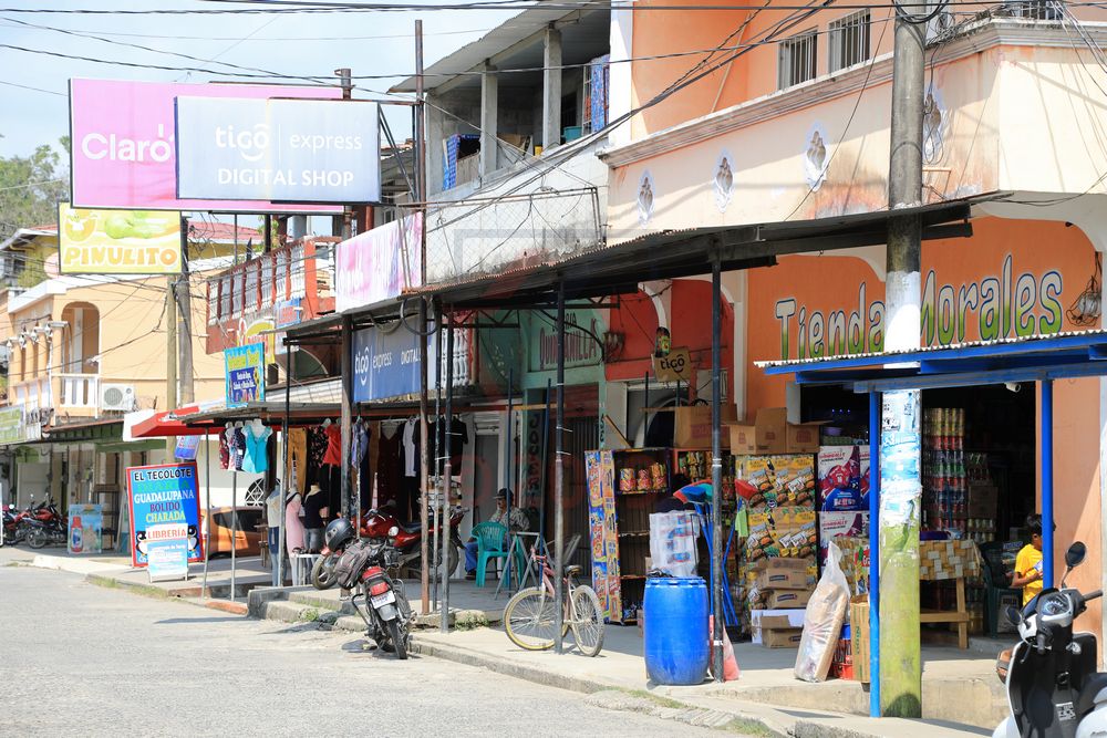 Hauptstrasse von Santo Tomas, Guatemala