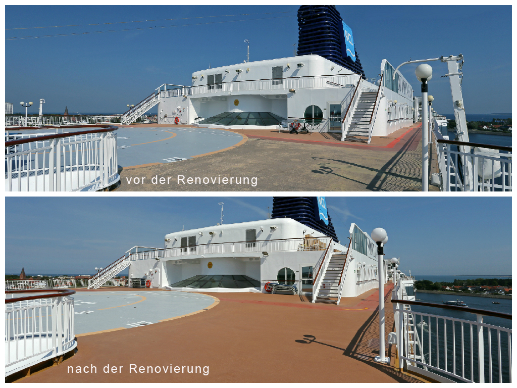 Helipad und Sonnendeck 13 Norwegian Star Helipad und Sonnendeck 13 Norwegian Star