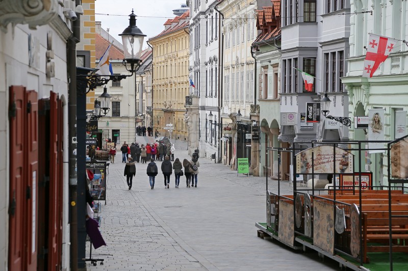 historische City von Bratislava 02.04.2015
