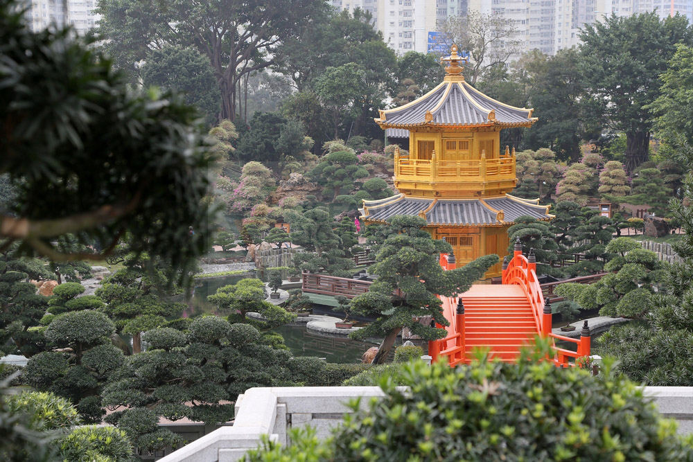 im Nan Lian Garden in Hongkong 11.02.2016