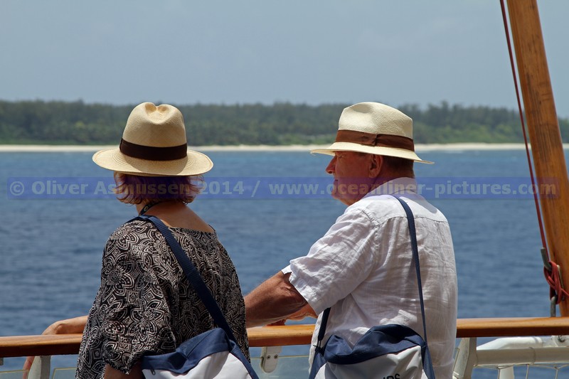 Kreuzfahrt MS Hamburg, Desroches, Seychellen 2014