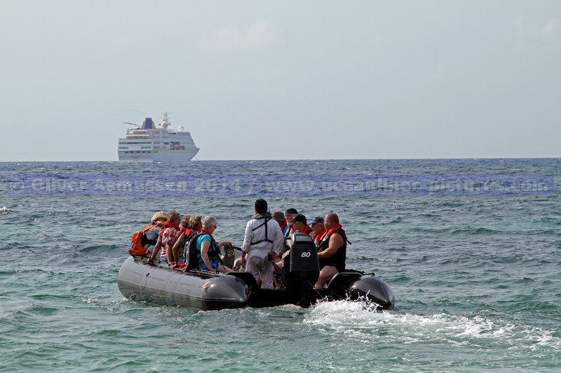 Kreuzfahrt MS Hamburg, Desroches, Seychellen 2014
