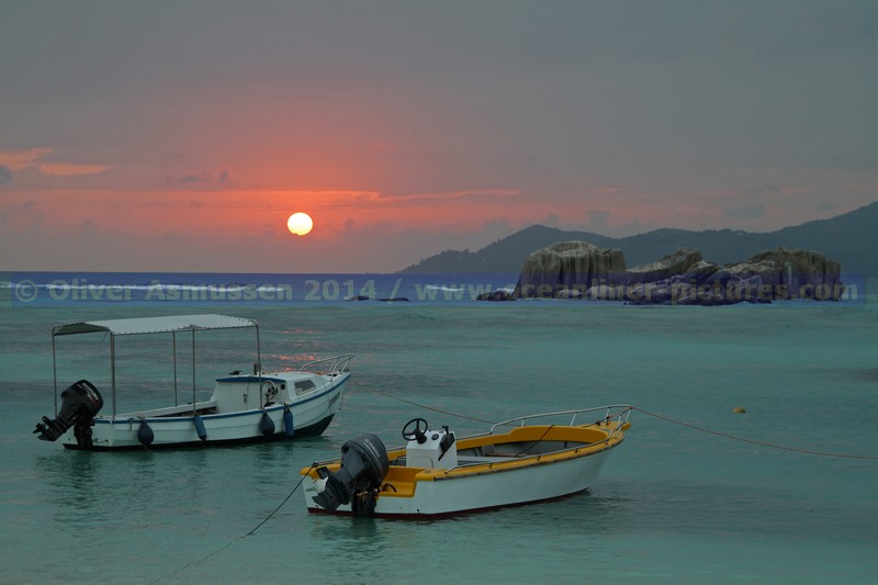 Sonnenuntergang auf La Digue Sonnenuntergang auf La Digue