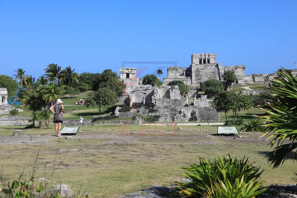 Impressionen der Maya-Ruinen in Tulum, Mexico