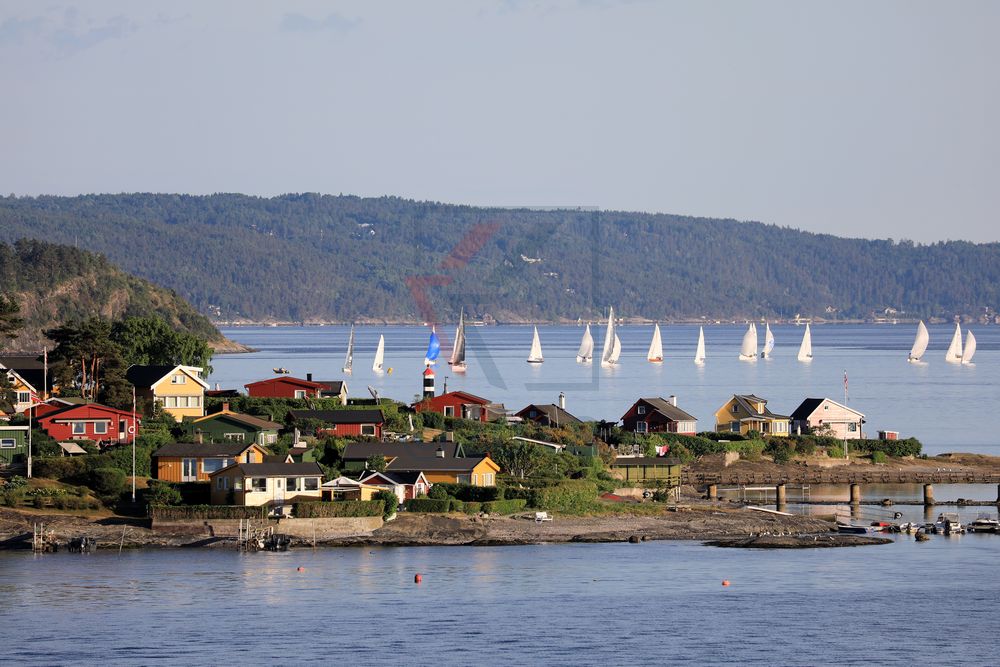 Impressionen vom Auslaufen aus Oslo