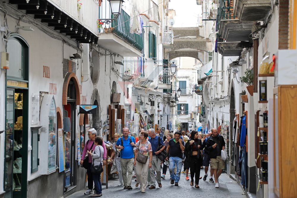 In den Strassen von Amalfi In den Strassen von Amalfi