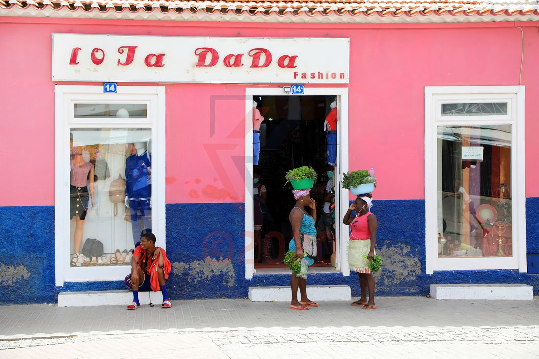 In der City von Praia, Santiago, Kapverden