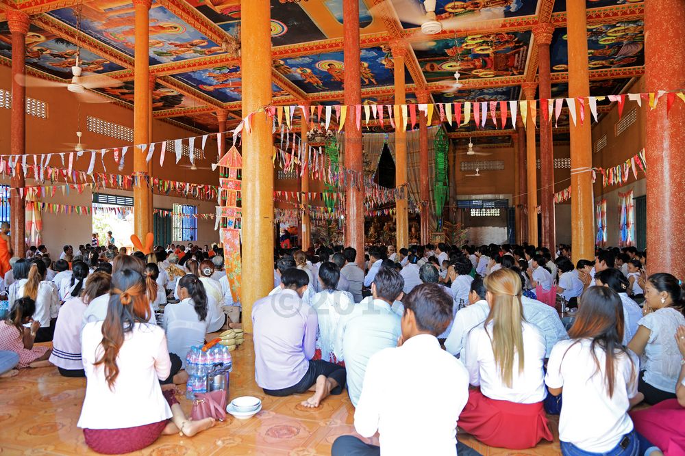 In der Pagode von Angkor Ban, Kambodscha In der Pagode von Angkor Ban, Kambodscha