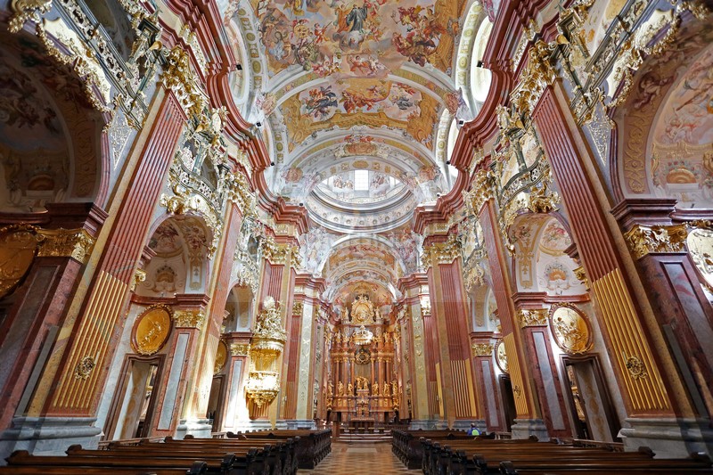 Innenansicht Stiftkirche Melk 03.04.2015