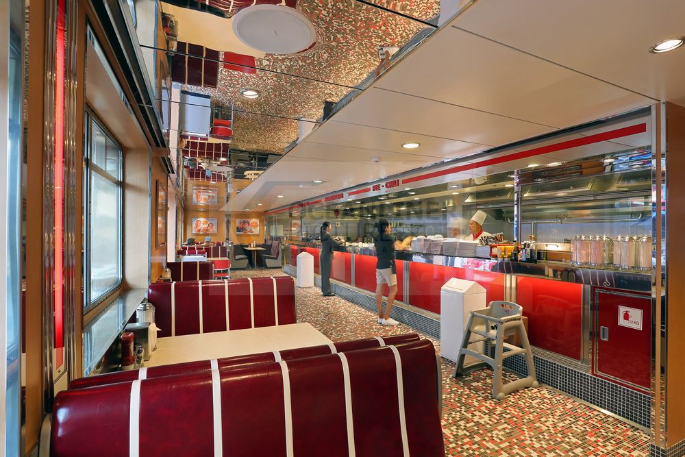 Johnny Rockets Burger Restaurant Harmony of the Seas