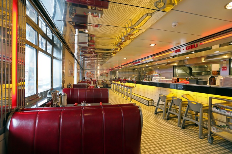 Johnny Rockets Innenansicht Allure of the Seas