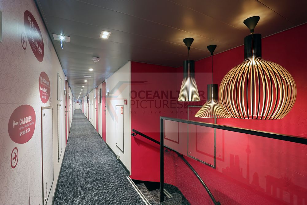 Kabinengang Upper Deck Elbe Princesse