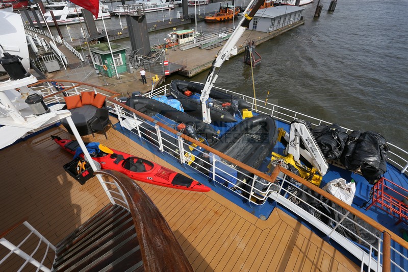 Kajaks und Zodiacs Sea Spirit Kajaks und Zodiacs Sea Spirit