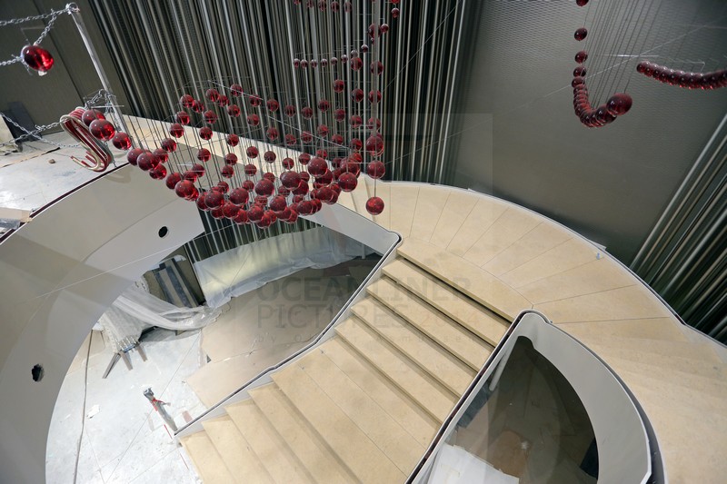 kleines Atrium zwischen American Icon Grill und Silk