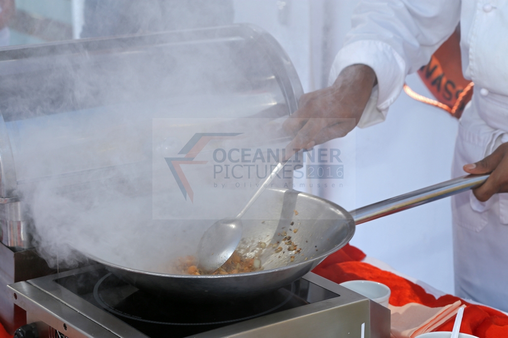 Kochvorführung Indisches Currygericht MS Hamburg 17.02.2016