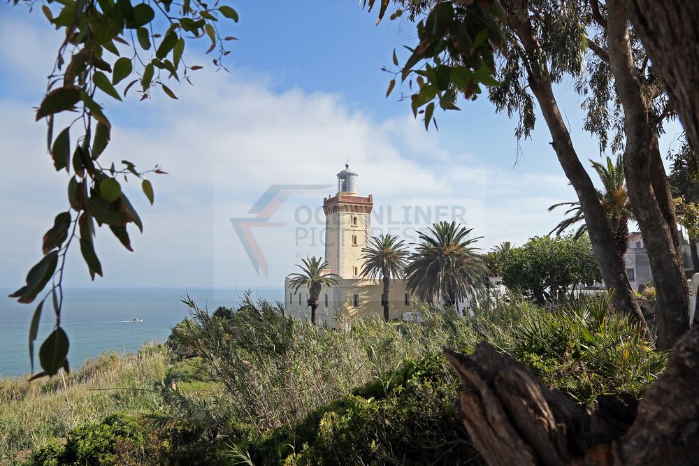 Leuchtturm Cap Spartel bei Tanger in Marokko Leuchtturm Cap Spartel bei Tanger in Marokko