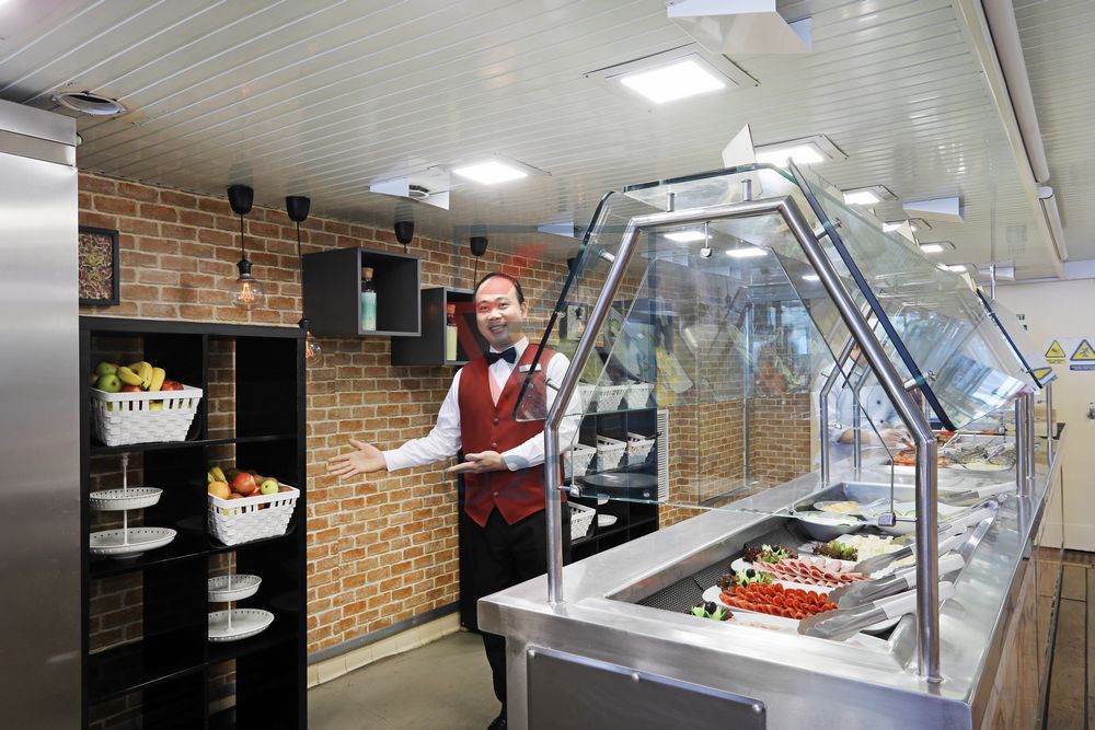 Lido Buffet MS Ocean Majesty neue Buffetstationen