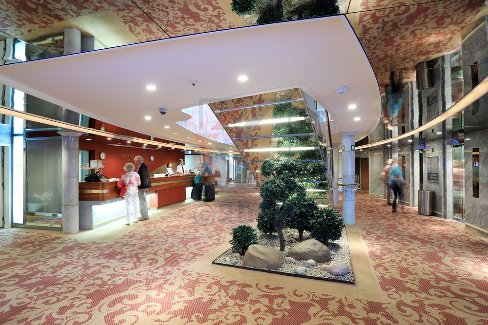 Lobby und Rezeption MS Amadea