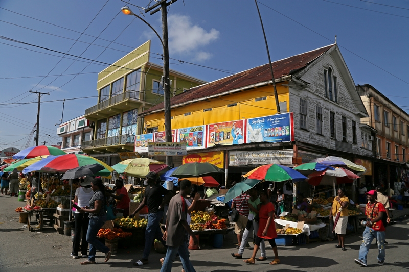 Markt in Georgetown Guyana am 21.01.2015