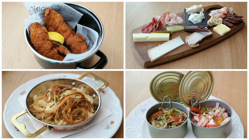 Mein Schiff 5 Backhähnchen, Tapas, Käsespätzle und Salate im Schmankerl