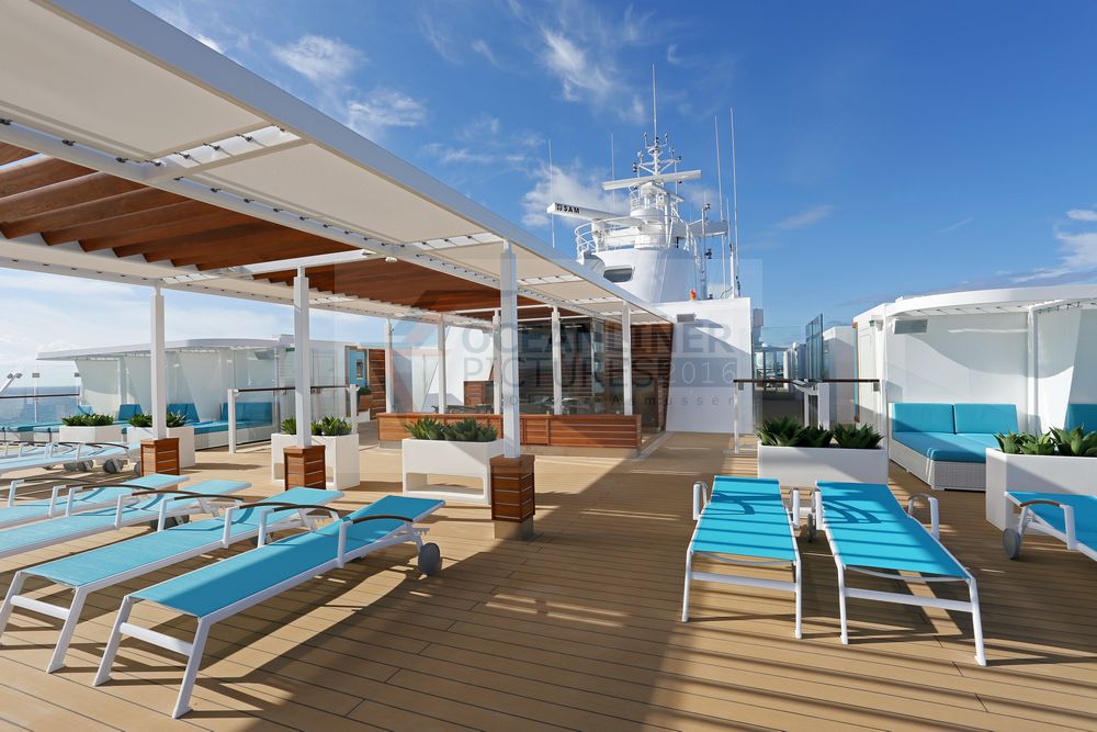 Mein Schiff 5 X-Sonnendeck mit Sonnenliegen Mein Schiff 5 X-Sonnendeck mit Sonnenliegen