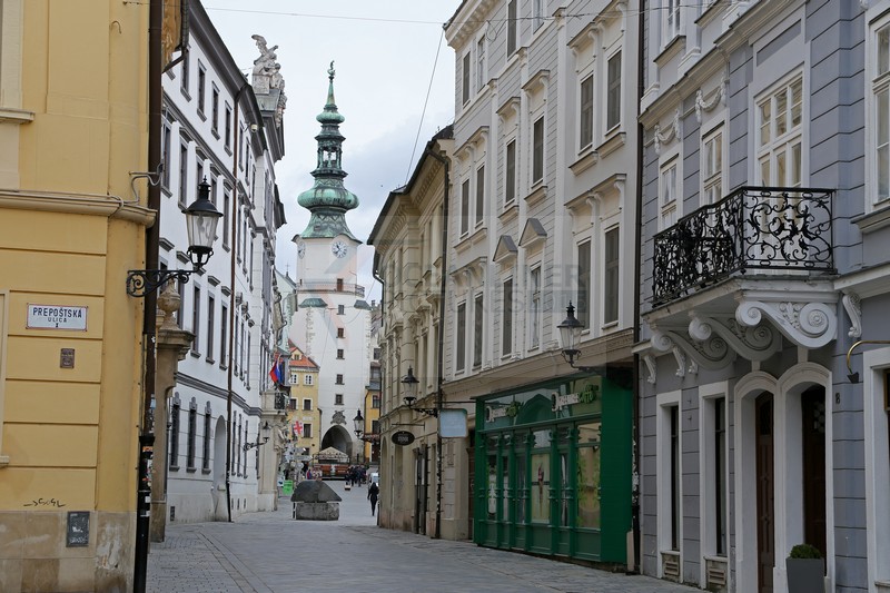 Michaelertor und Altstadt von Bratislava 02.04.2015