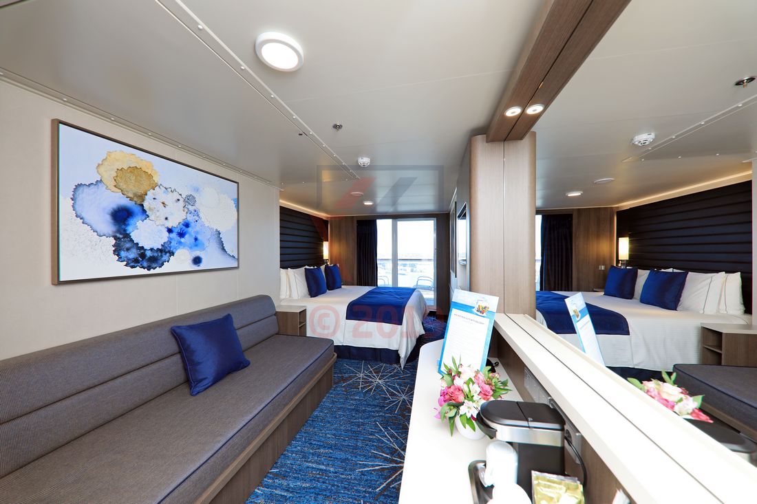 Mini Suite mit Balkon mittschiffs 12788 Kat. MA Norwegian Encore Mini Suite mit Balkon mittschiffs 12788 Kat. MA Norwegian Encore