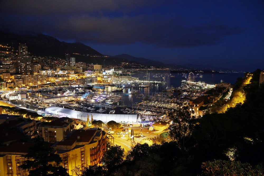 Monaco zur blauen Stunde