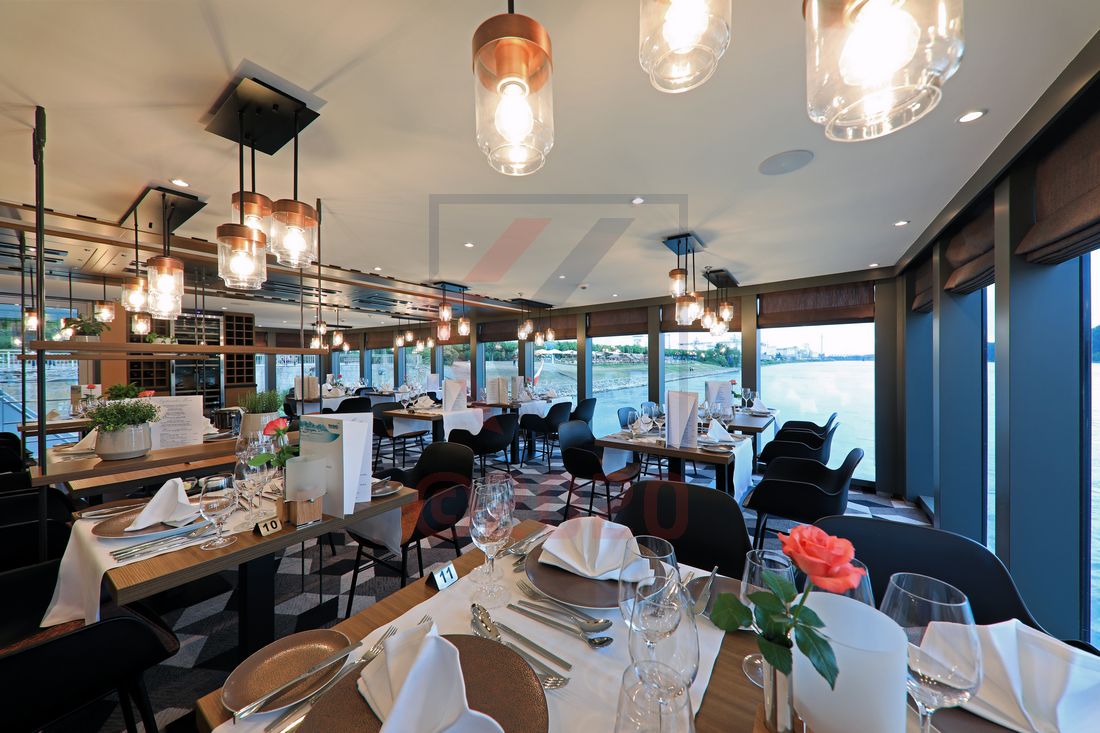 MS Andrea Spezialitäten-Restaurant beim Galaabend