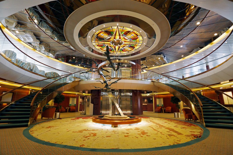 MS Artania Lobby Deck 2 MS Artania Lobby Deck 2
